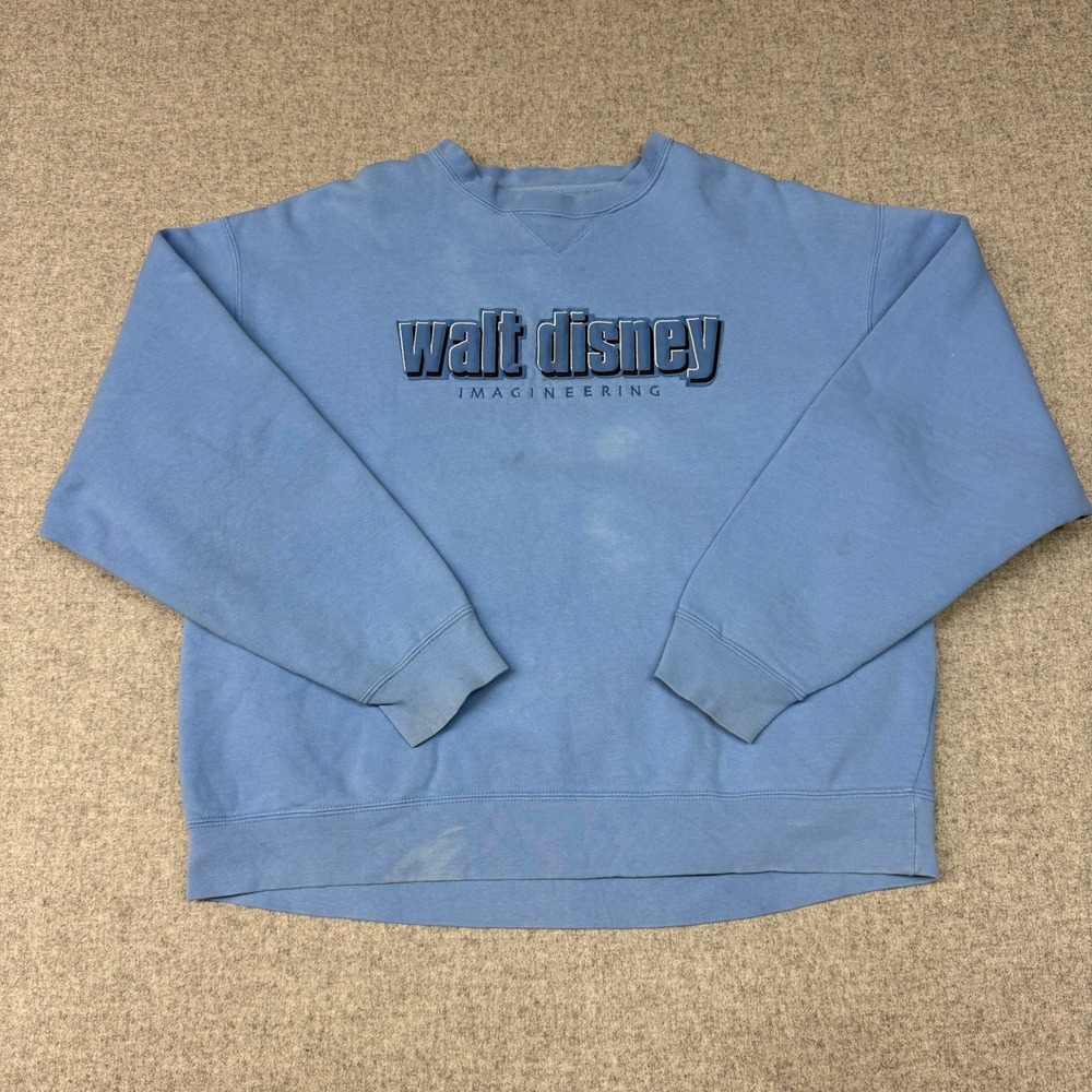 Gear For Sports Walt Disney Imagineering Sweatshirt Large Blue Vintage Pullover